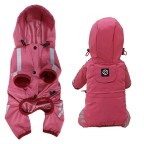 Full body rainproof poncho pet raincoat
