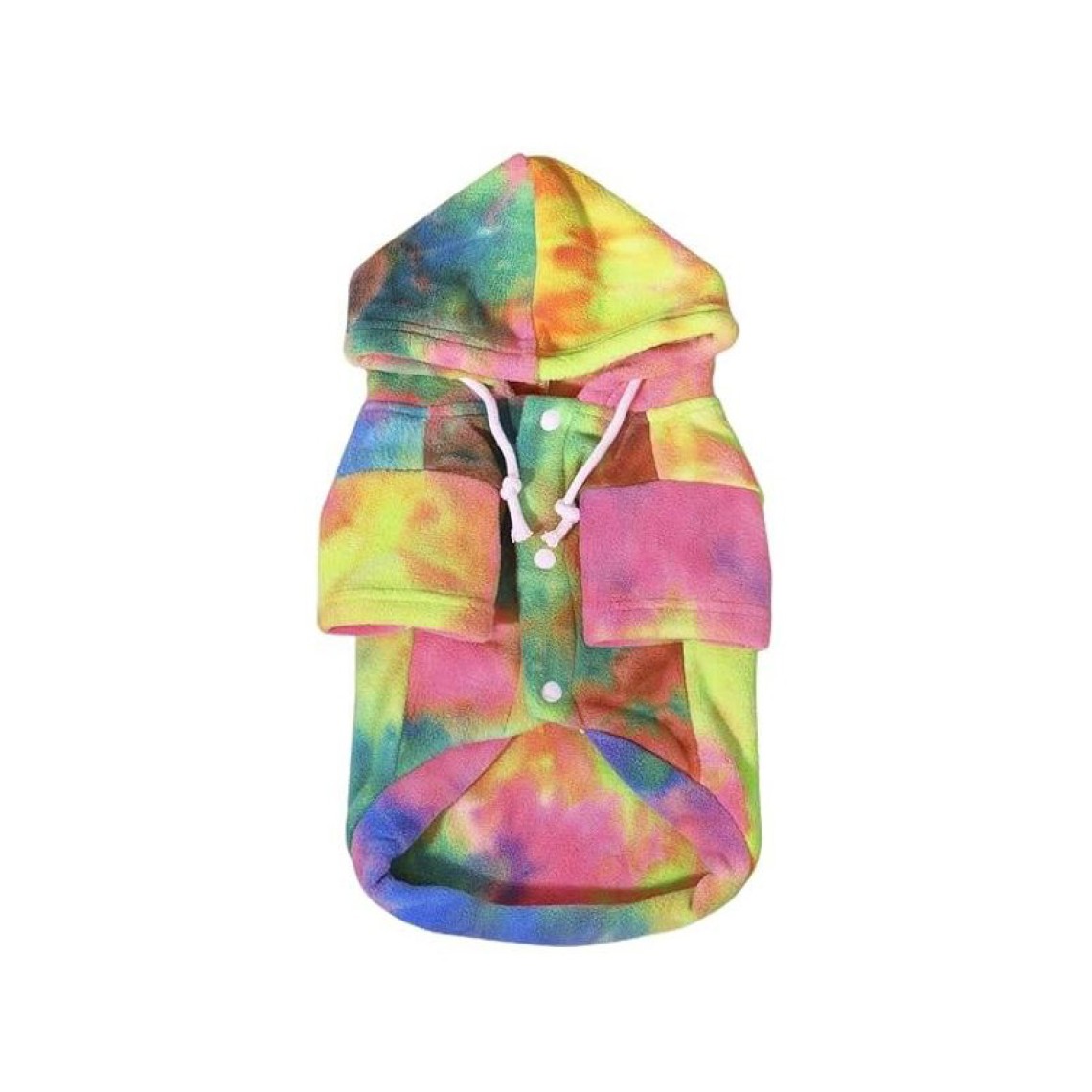 Tie-dye multi-color comfortable and fashionable pet T-shirt