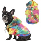 Tie-dye multi-color comfortable and fashionable pet T-shirt