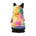 Tie-dye multi-color comfortable and fashionable pet T-shirt
