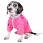 Pink Stretch Comfort Long Sleeve Dog T-Shirt