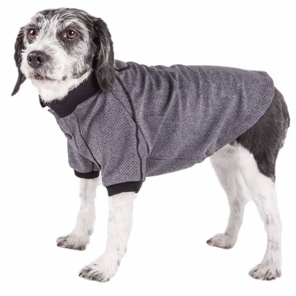 Dog Stretch Relaxed Polo Neck Protective T-Shirt