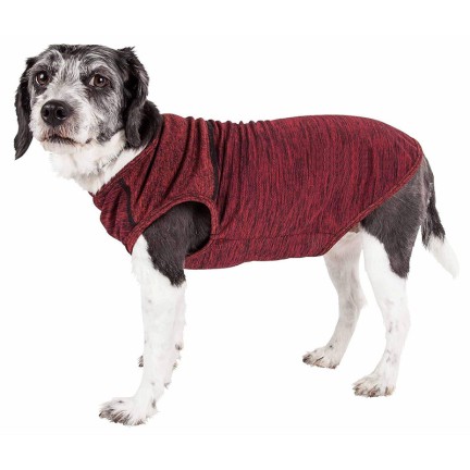 Burgundy Quick Dry Stretch Performance T-Shirt