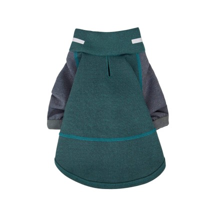 Dark Green Stretch Breathable Flexible Pet T-Shirt