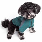 Dark Green Stretch Breathable Flexible Pet T-Shirt
