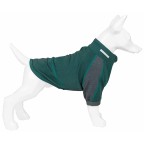 Dark Green Stretch Breathable Flexible Pet T-Shirt