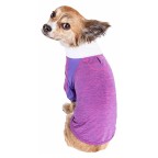 Purple Stretch Performance Long Sleeve Dog T-Shirt