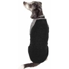 Black and Grey Stretch Performance Dog T-Shirt