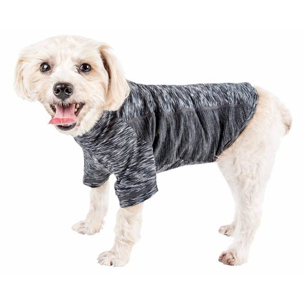 Black Striped Super Stretch Pet T-Shirt