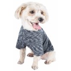 Black Striped Super Stretch Pet T-Shirt