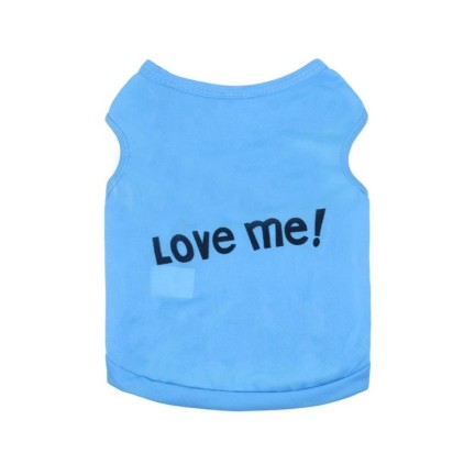 High-quality summer pet T-shirt with letter print