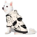 Puppy Solid Animal Print Hoodie T-Shirt