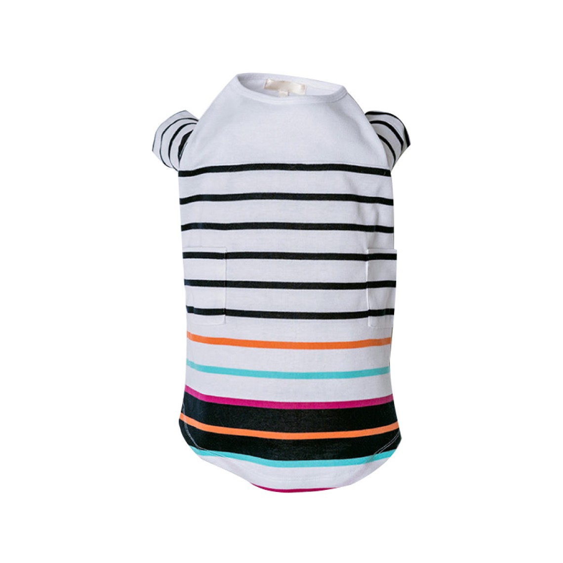 Printed Gradient Stripe Pet T-Shirt