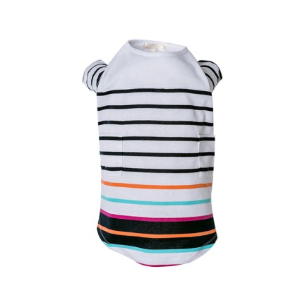 Printed Gradient Stripe Pet T-Shirt