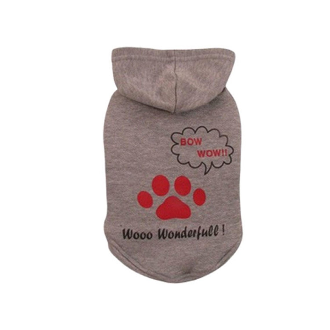 Multicolor lettering print dog T-shirt
