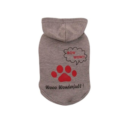 Multicolor lettering print dog T-shirt