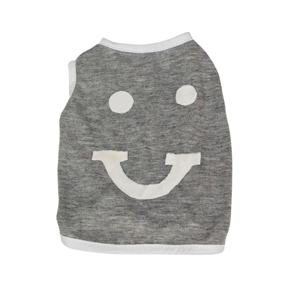 Vintage Print Stretch Eco-Friendly Pet Sleeveless T-Shirt